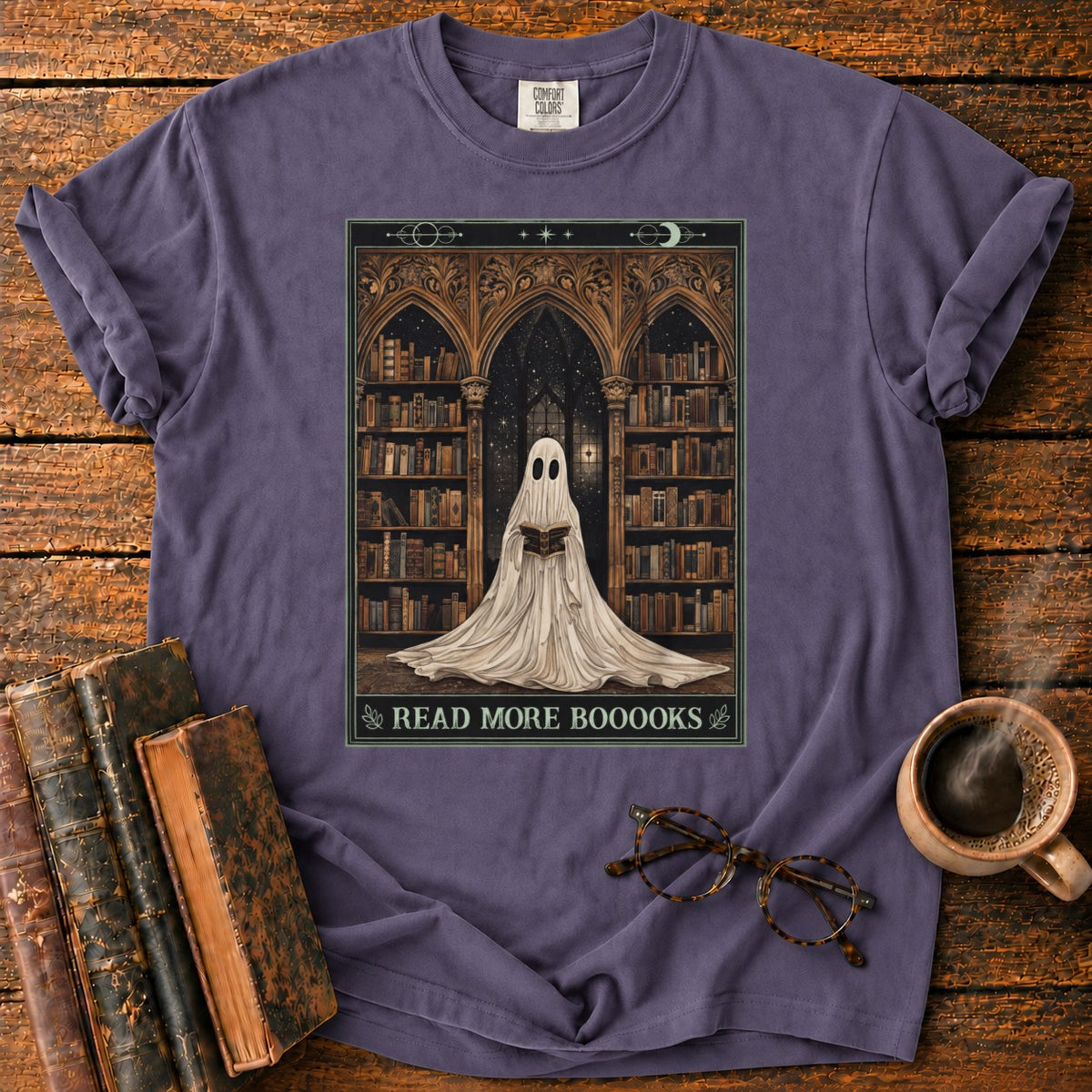 Read More Booooks T-Shirt in Grape – BooksThreads