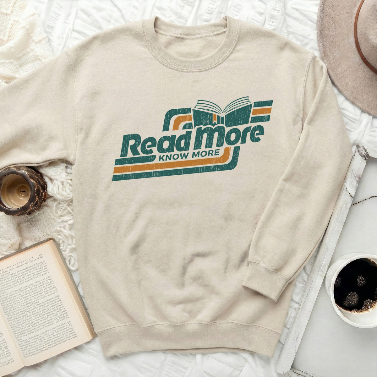 Read More Retro Paperback Sweatshirt
