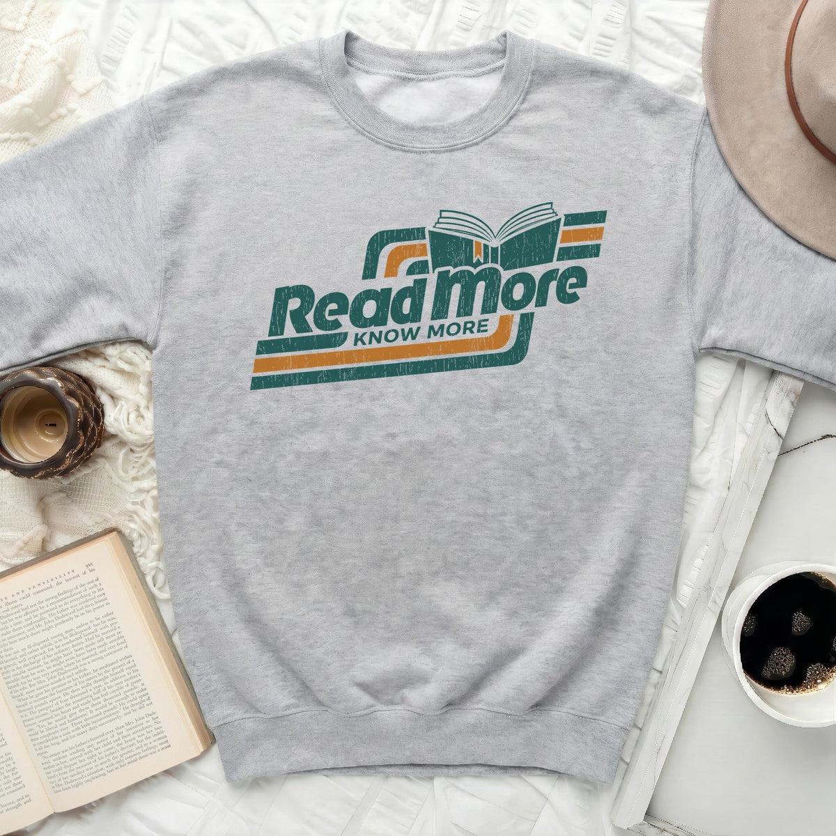 Read More Retro Paperback Sweatshirt