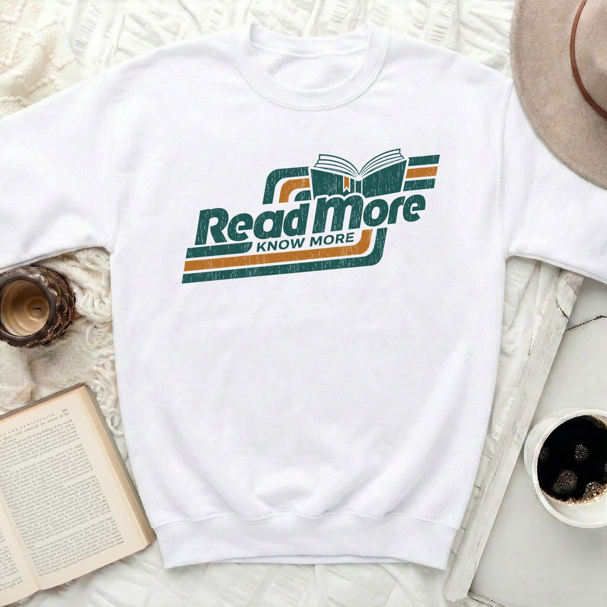 Read More Retro Paperback Sweatshirt