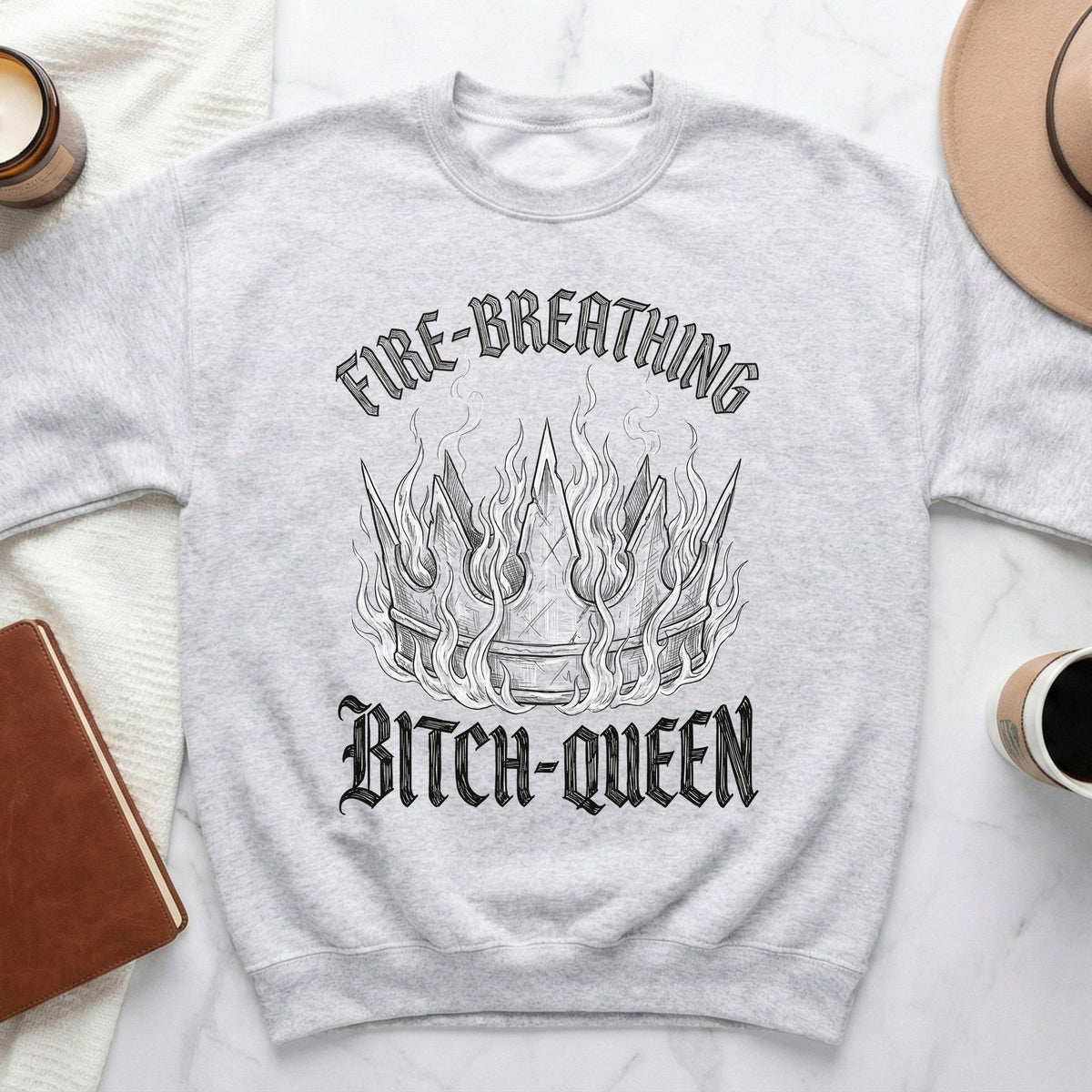 Sketch Bitch-Queen Sweatshirt