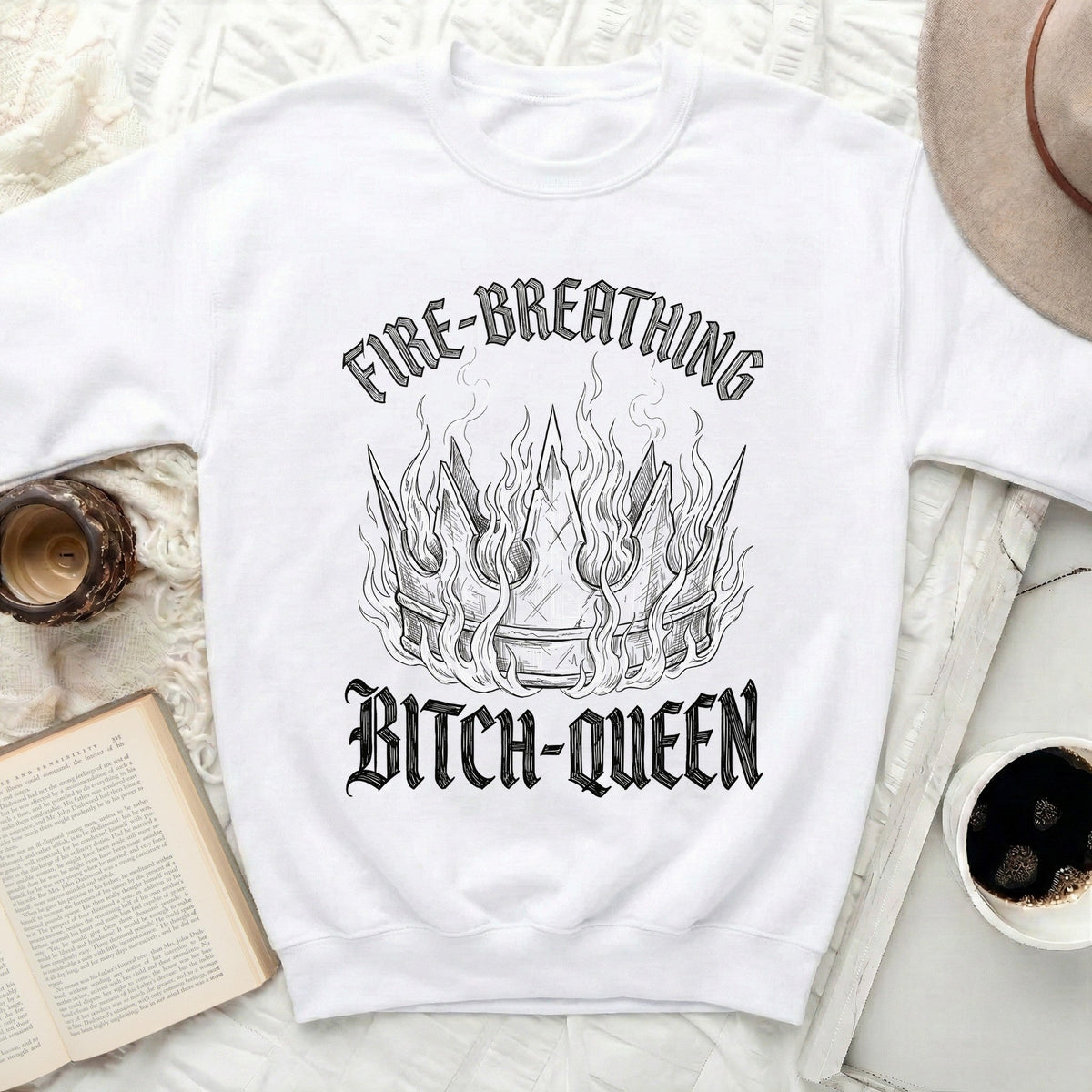 Sketch Bitch-Queen Sweatshirt