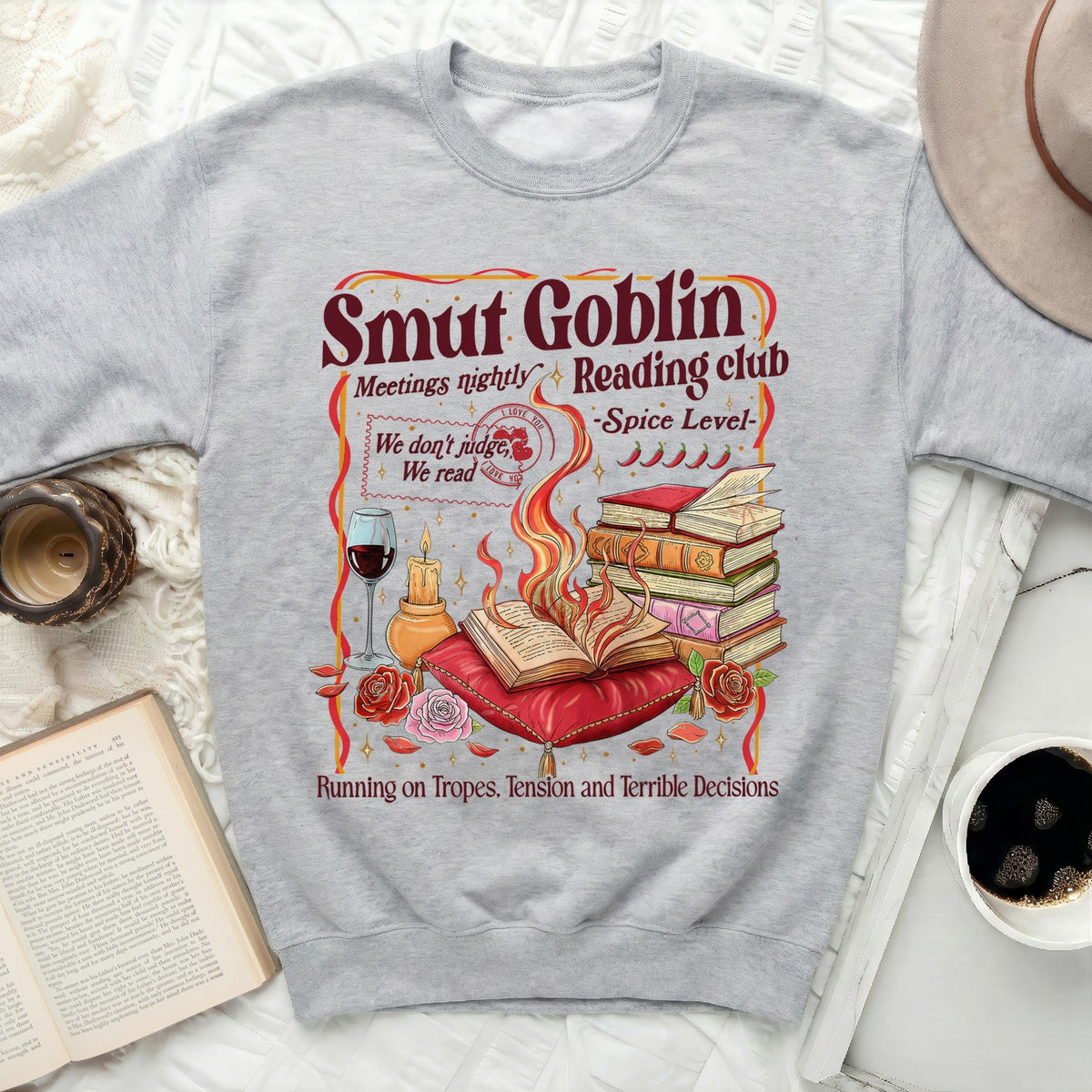 Smut Goblin Reading Club Sweatshirt