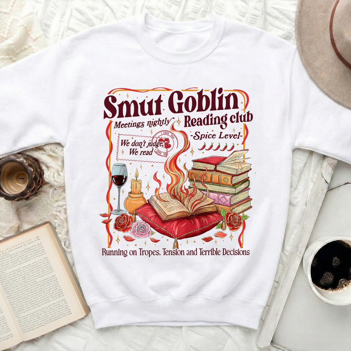 Smut Goblin Reading Club Sweatshirt