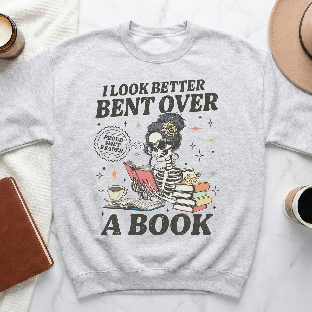 Smut Reader Skeleton Sweatshirt