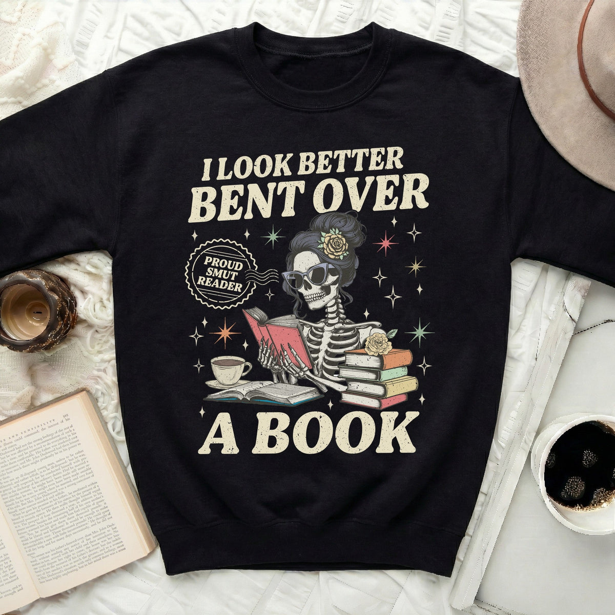 Smut Reader Skeleton Sweatshirt