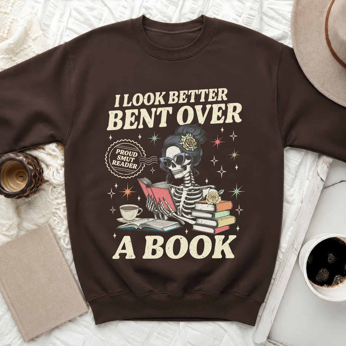 Smut Reader Skeleton Sweatshirt