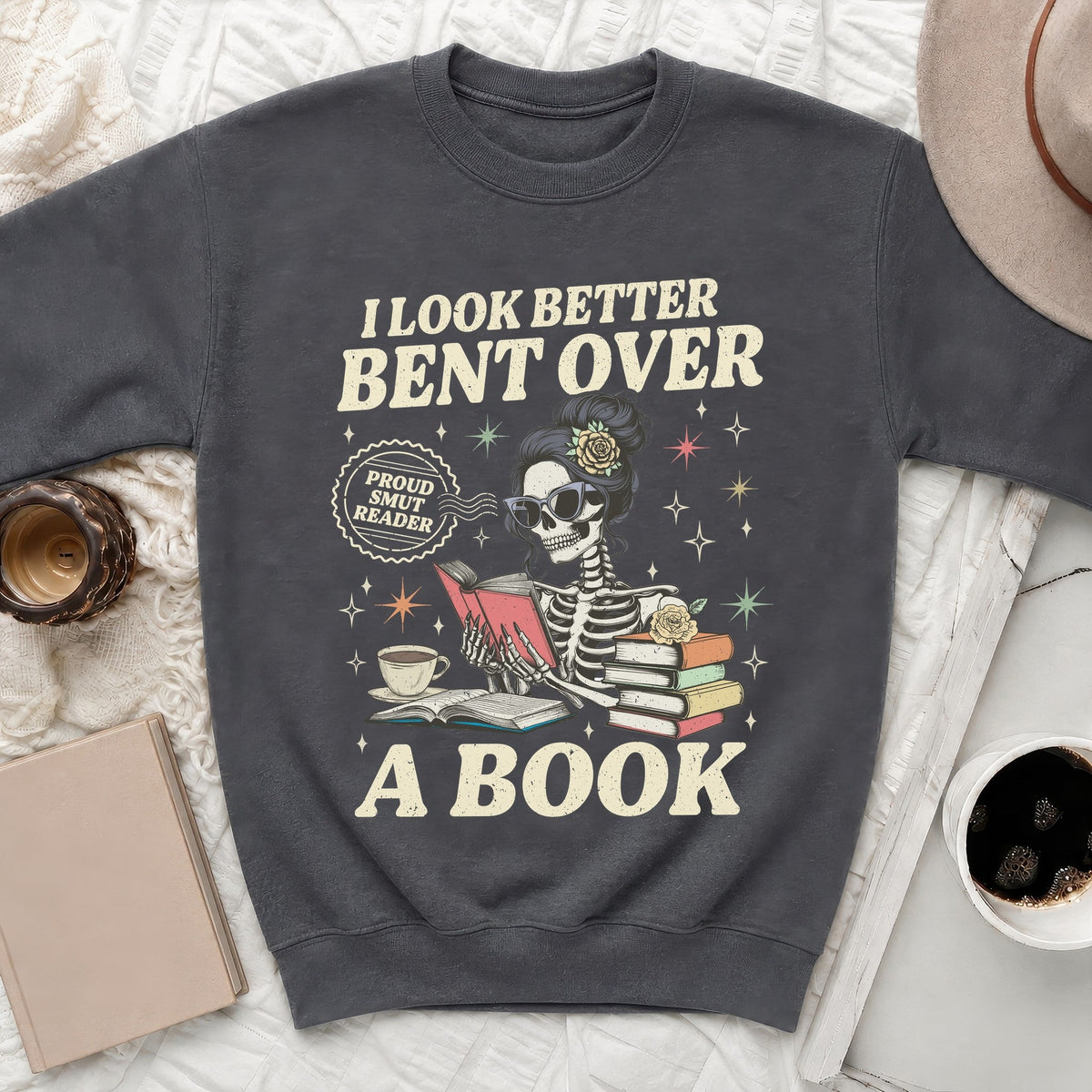 Smut Reader Skeleton Sweatshirt