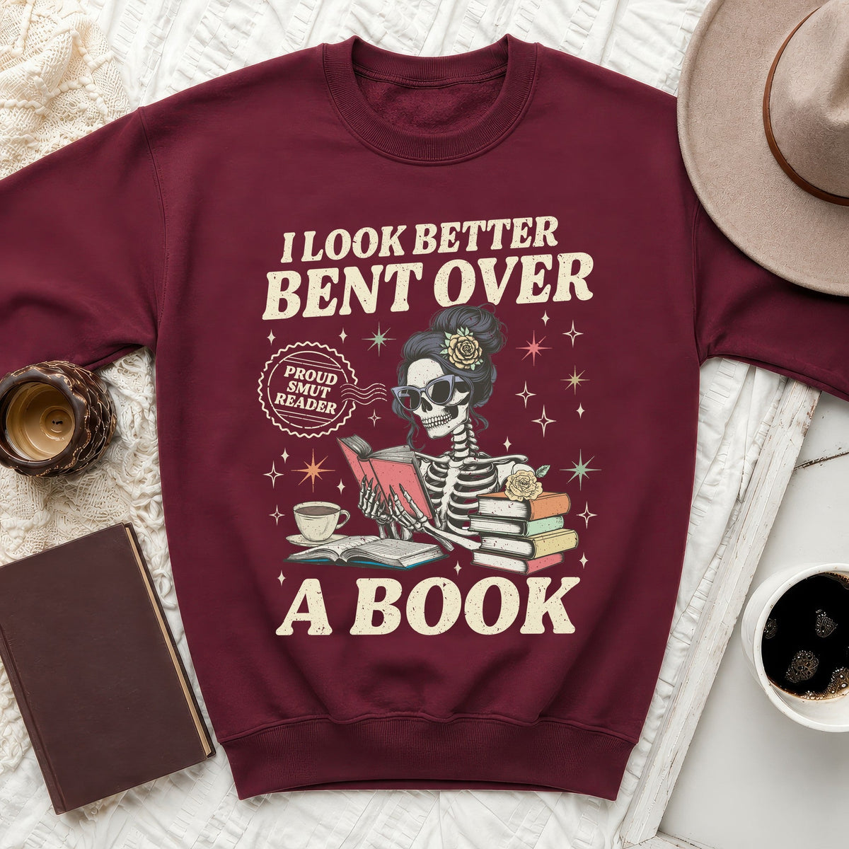 Smut Reader Skeleton Sweatshirt