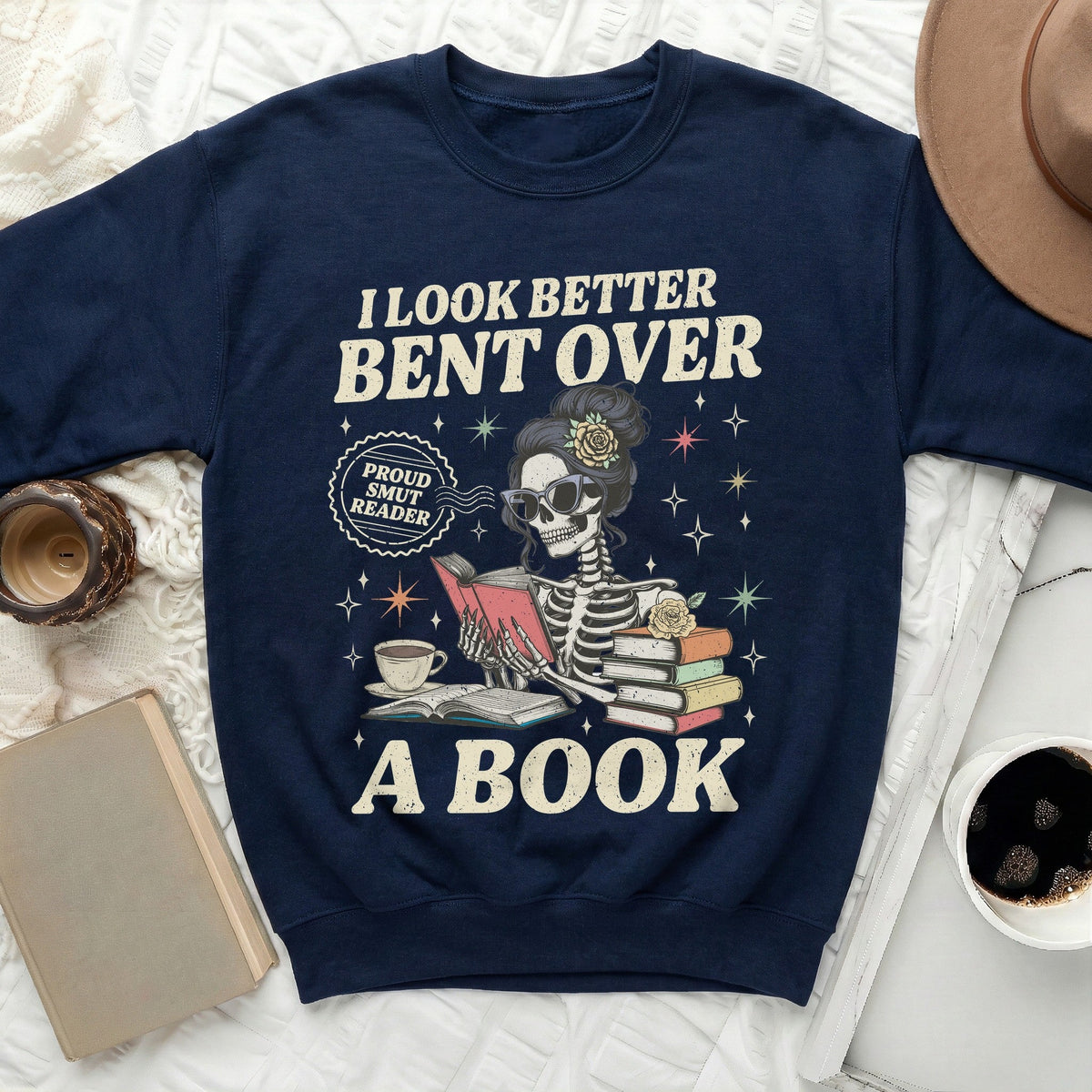 Smut Reader Skeleton Sweatshirt
