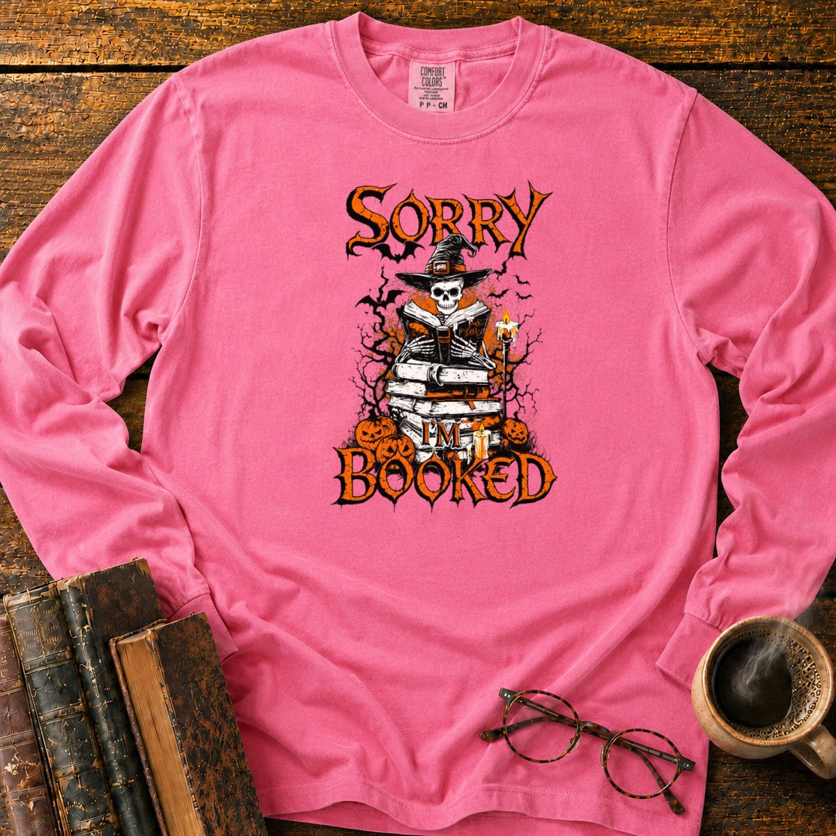 Sorry I'm Booked LS T-Shirt in Blossom – BooksThreads