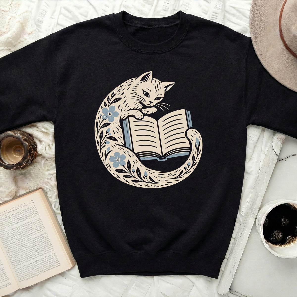 Storybook Cat Sweatshirt