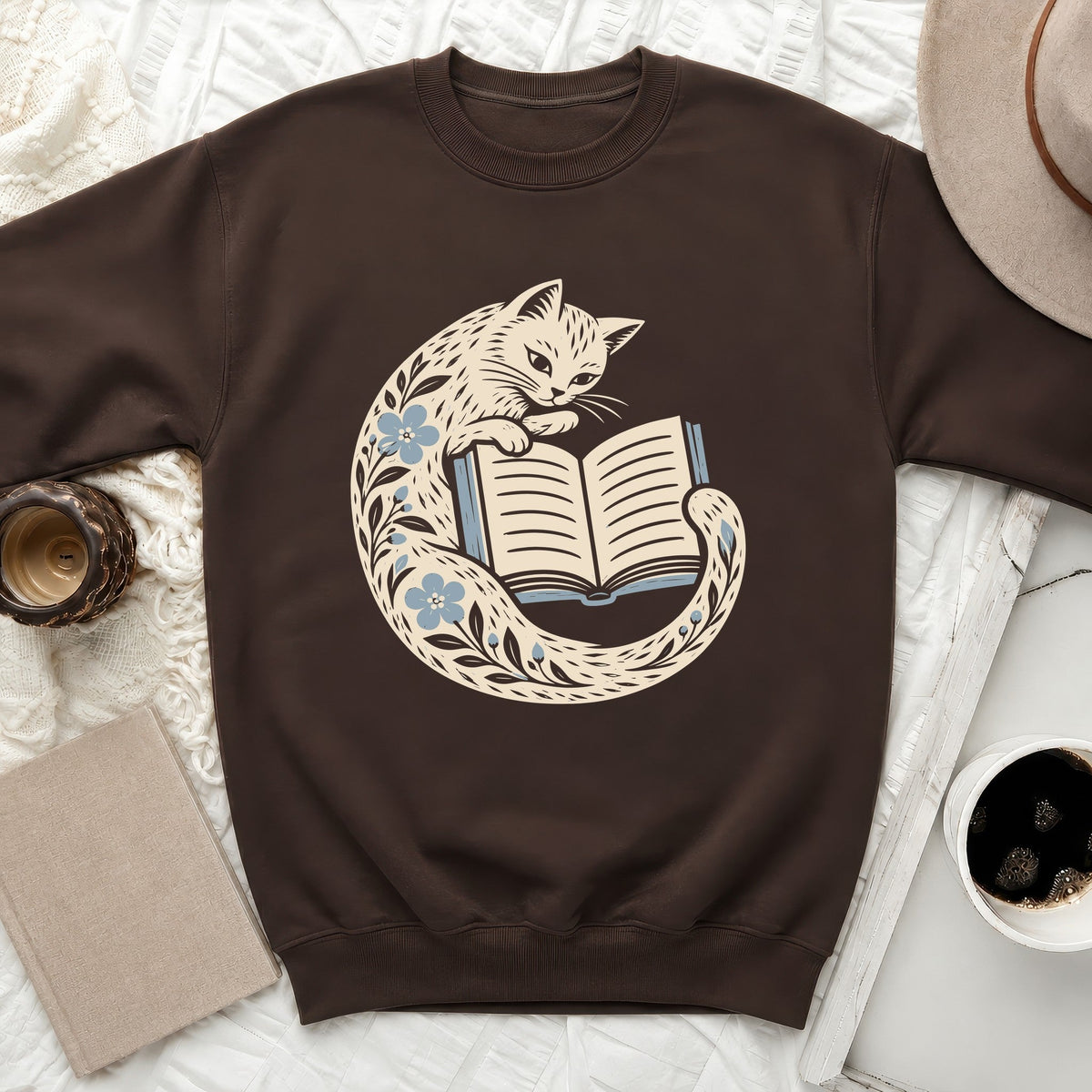Storybook Cat Sweatshirt