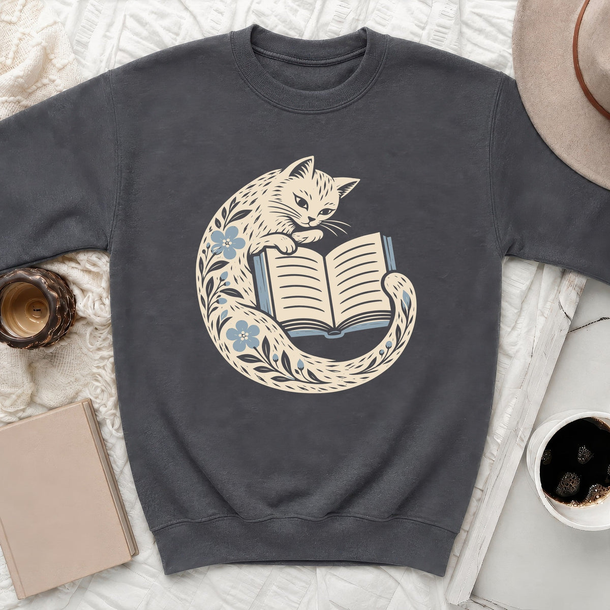 Storybook Cat Sweatshirt