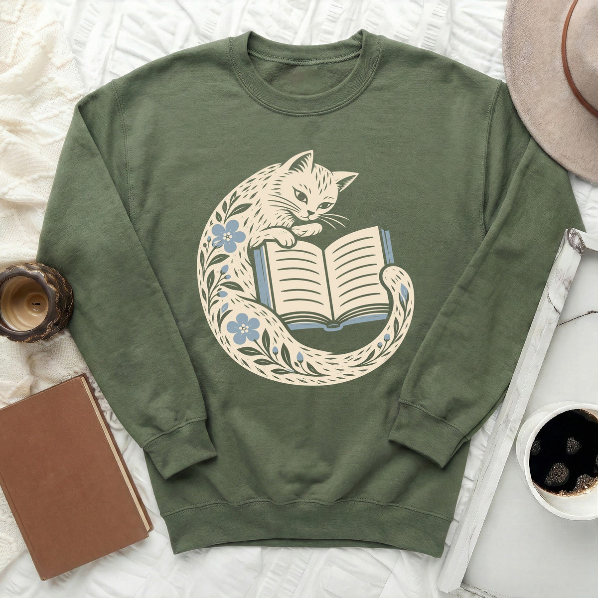 Storybook Cat Sweatshirt