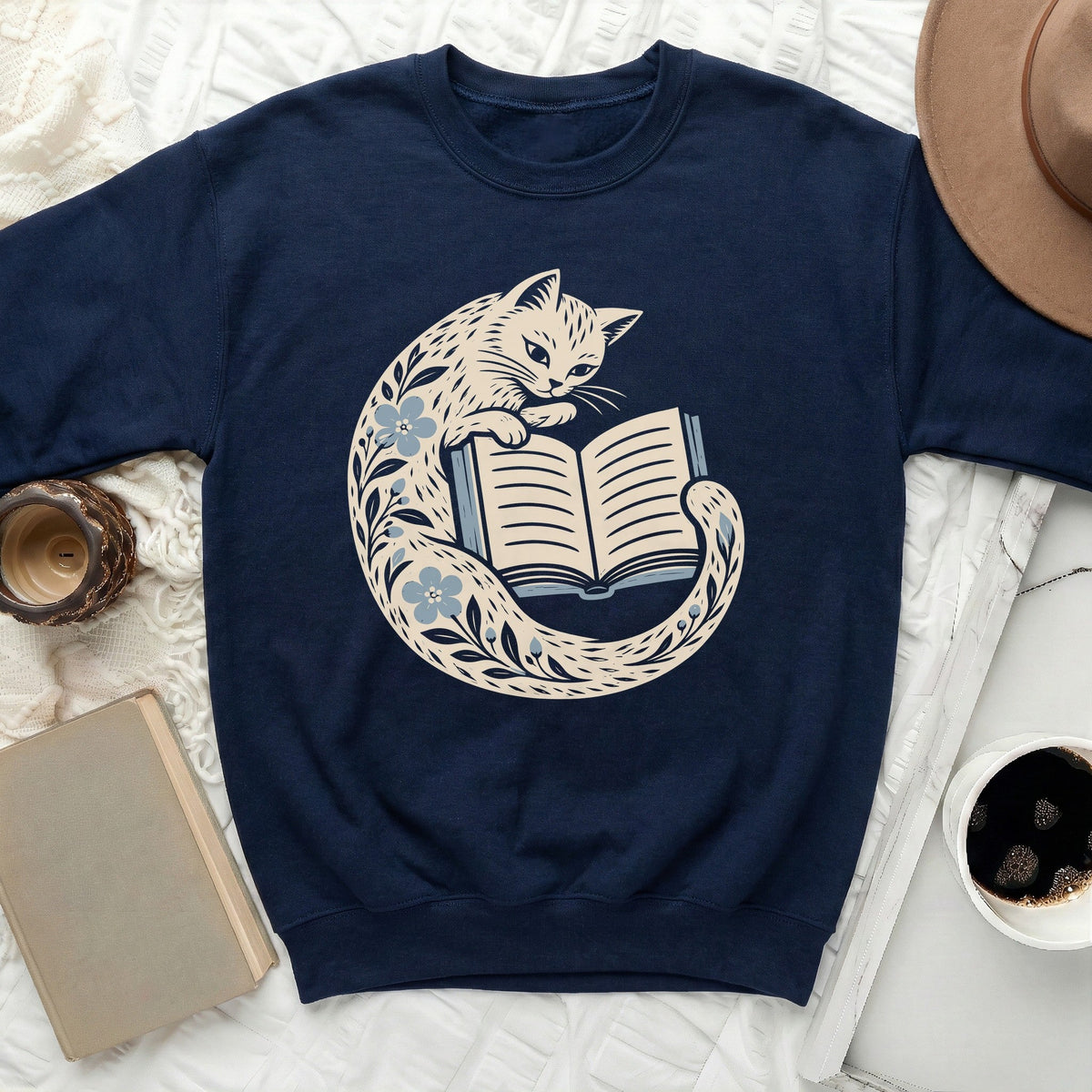 Storybook Cat Sweatshirt