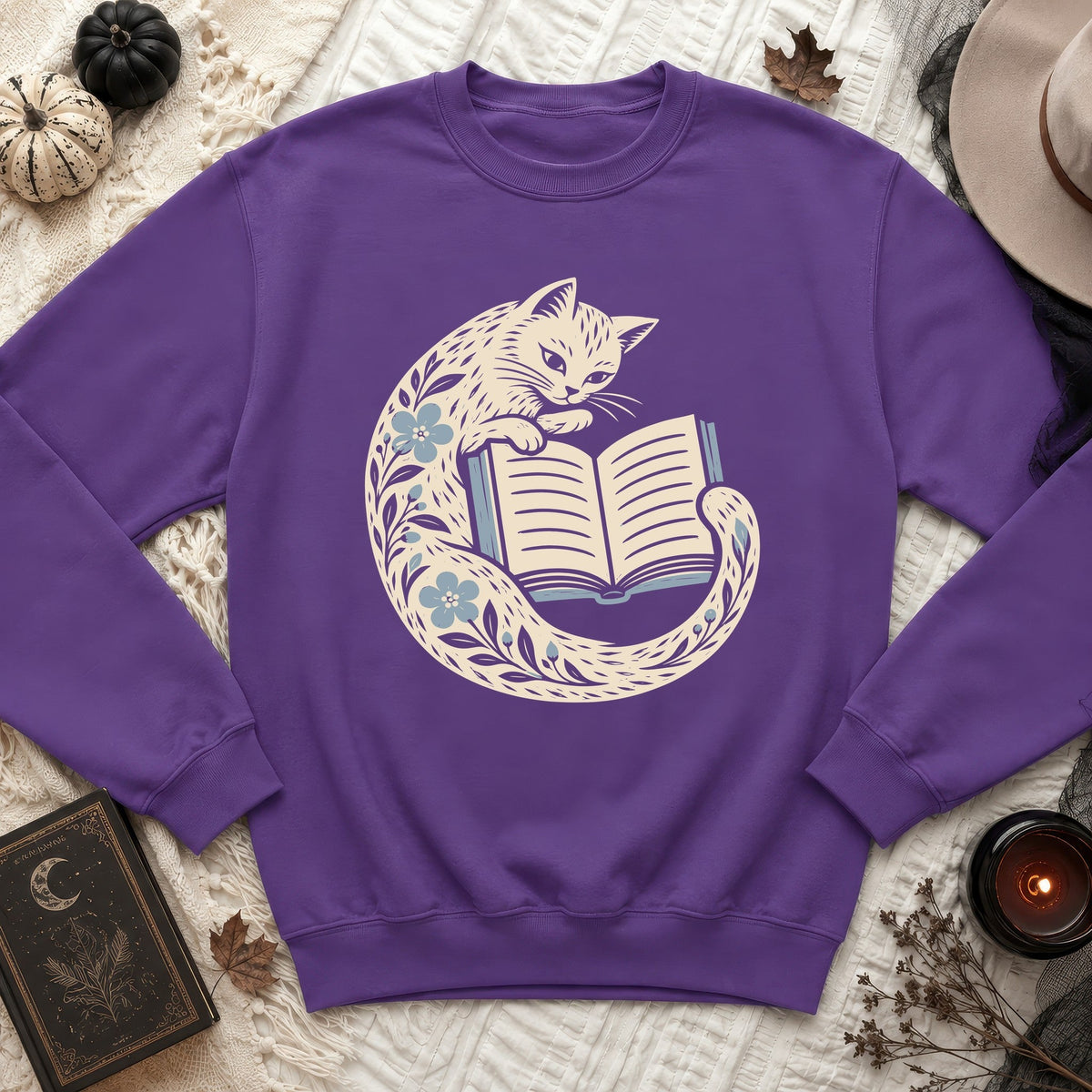 Storybook Cat Sweatshirt