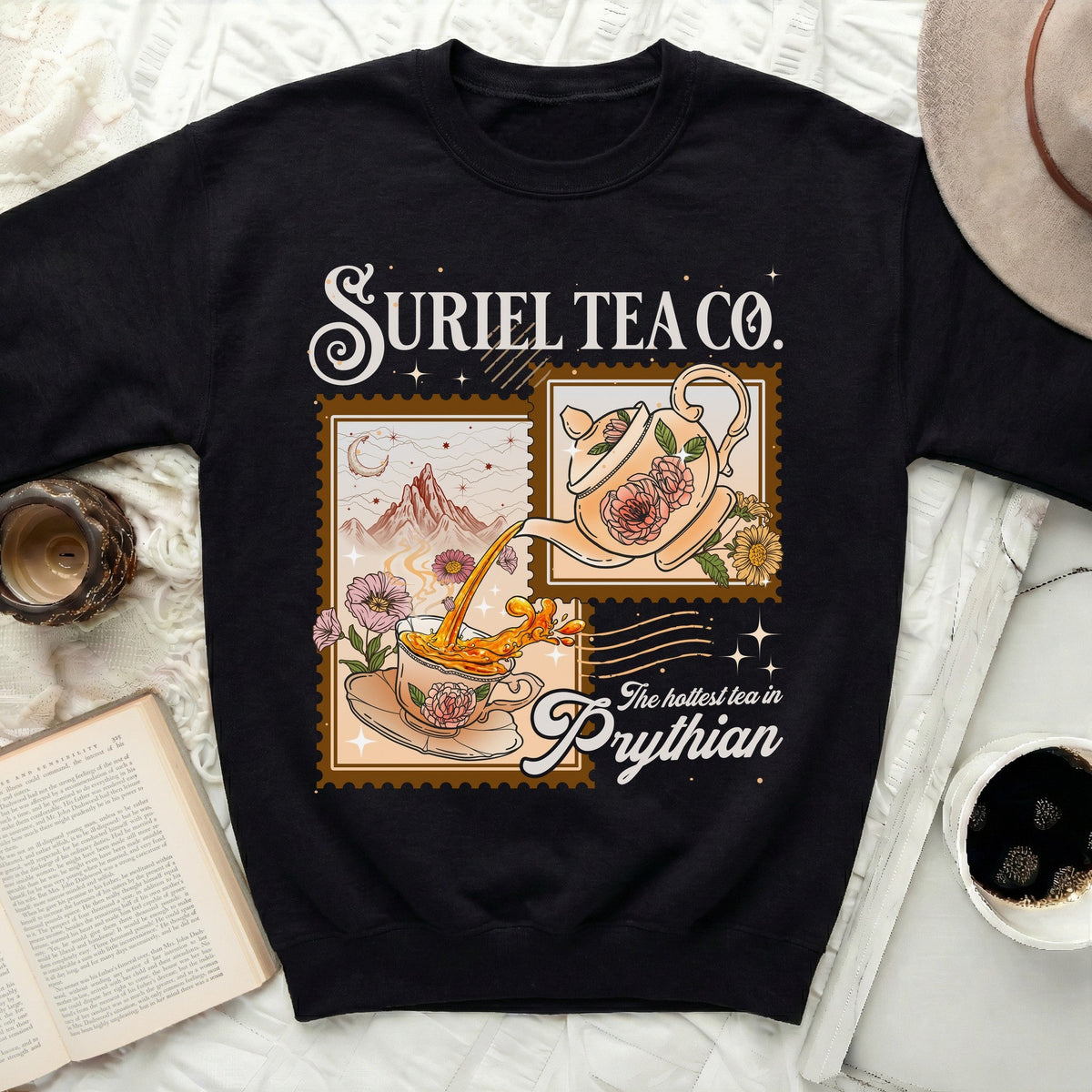 Suriel Tea Co. Hottest Tea in Prythian Sweatshirt