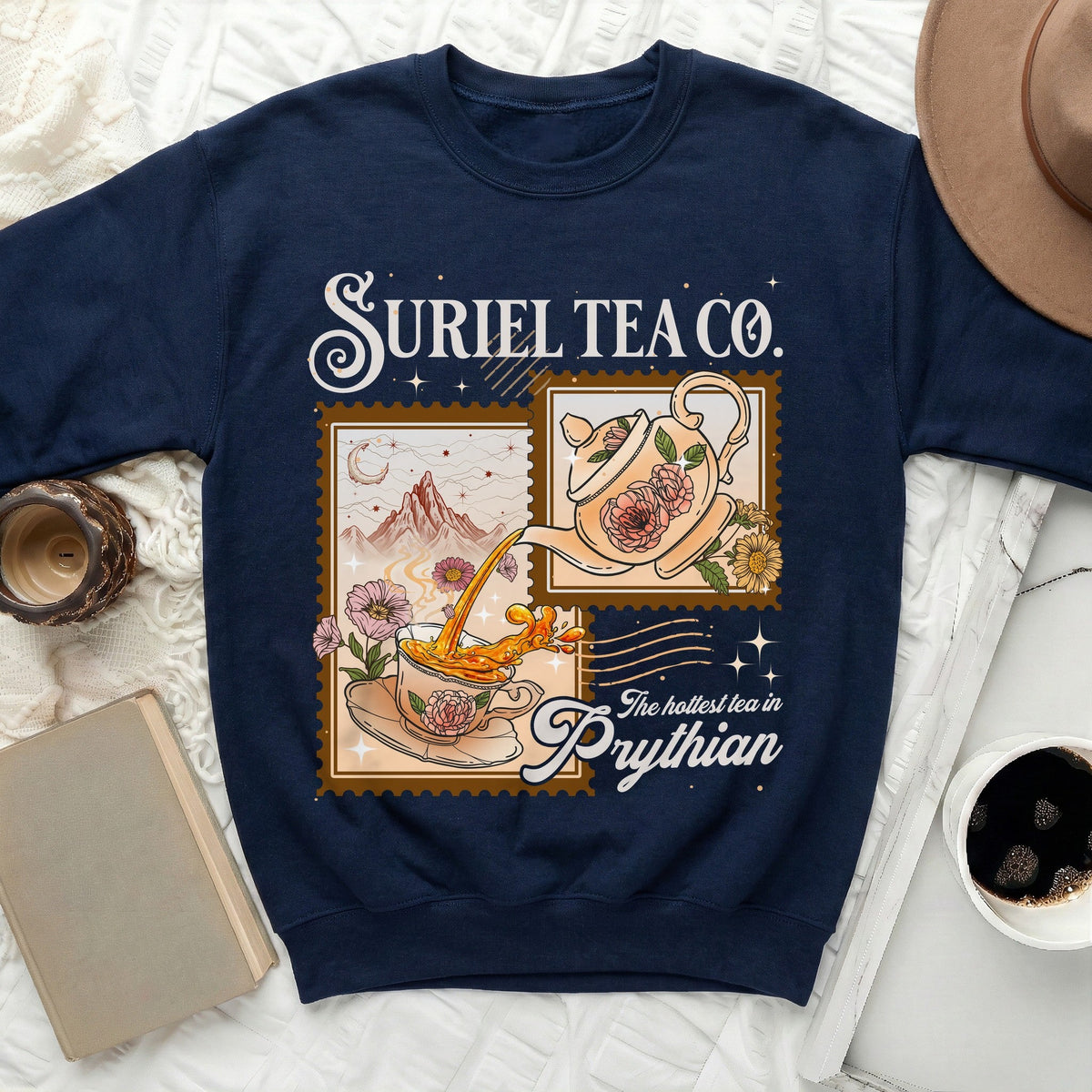 Suriel Tea Co. Hottest Tea in Prythian Sweatshirt