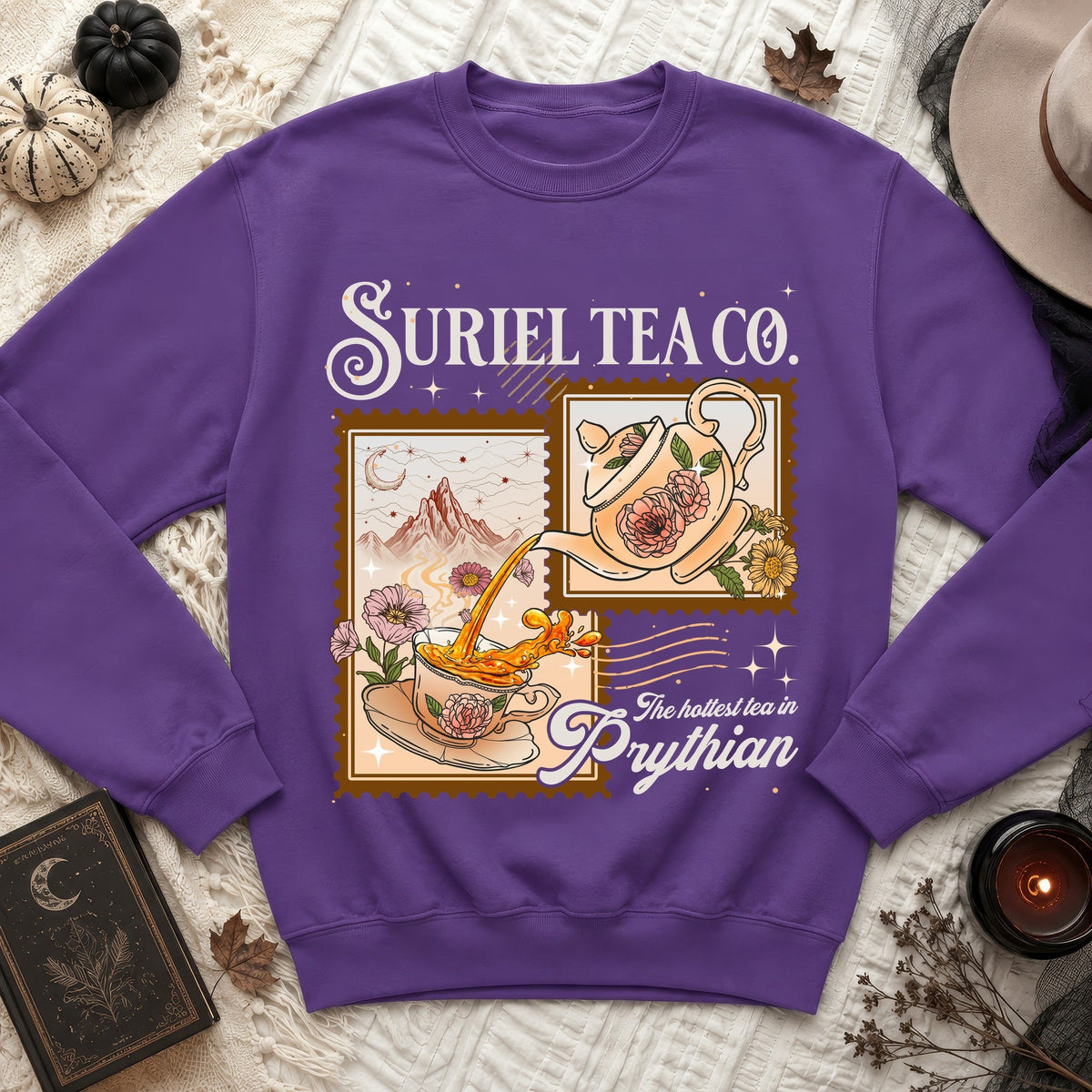 Suriel Tea Co. Hottest Tea in Prythian Sweatshirt