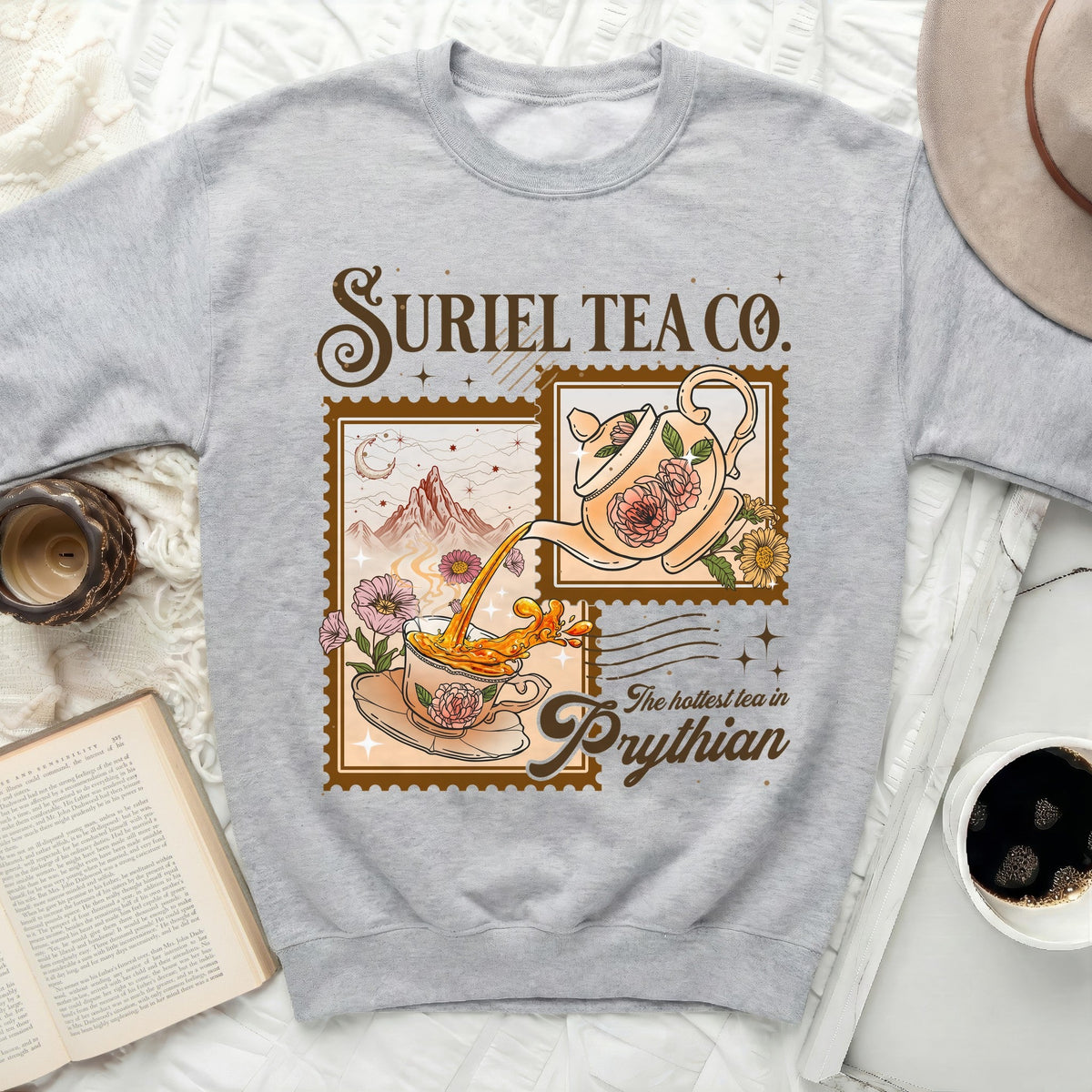Suriel Tea Co. Hottest Tea in Prythian Sweatshirt