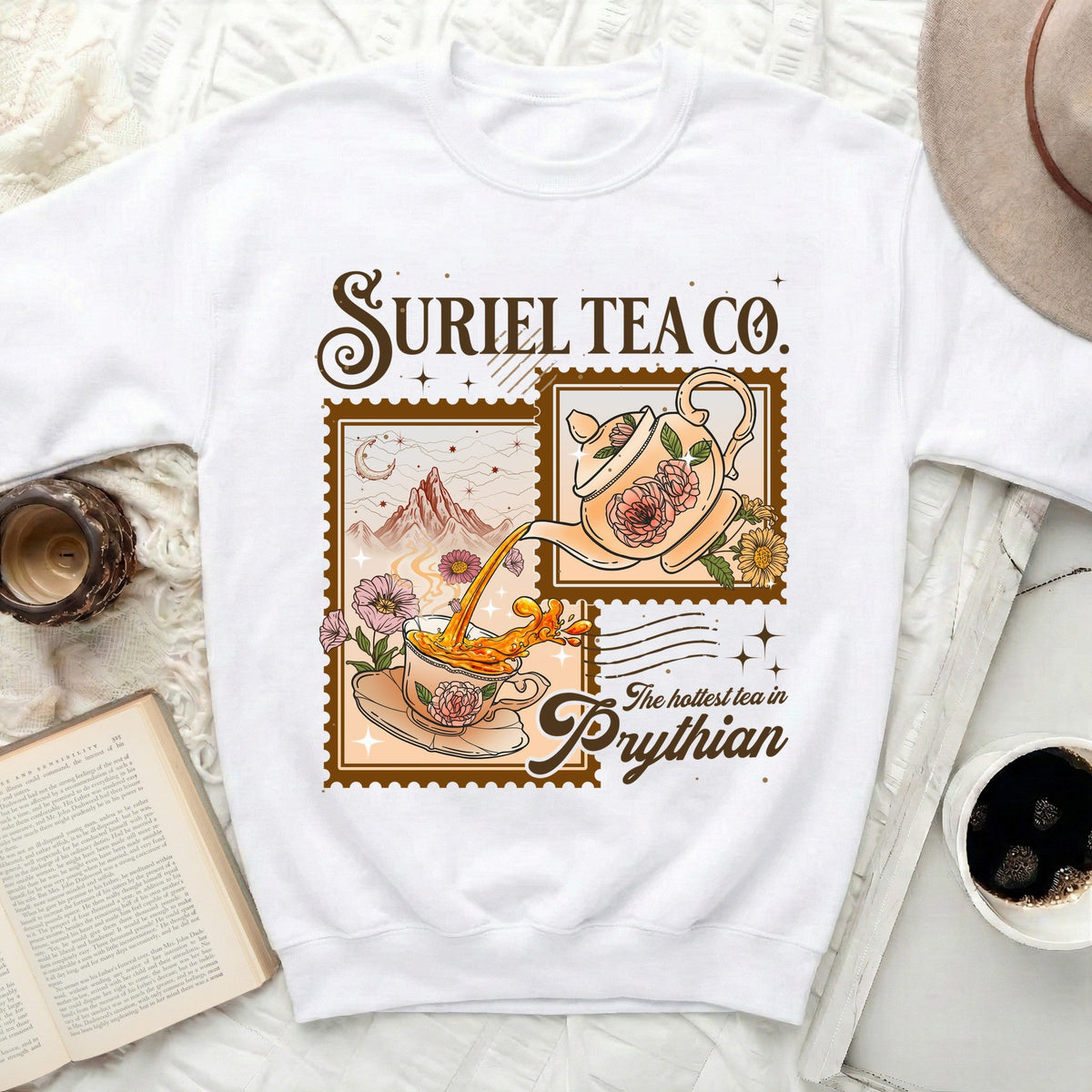 Suriel Tea Co. Hottest Tea in Prythian Sweatshirt