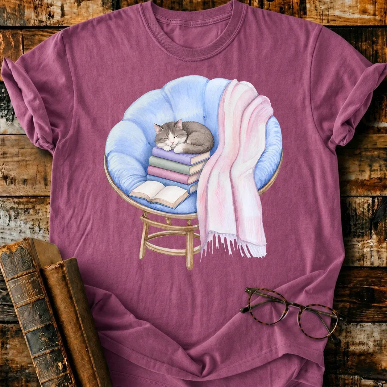 Tabby Cat Sleep T-Shirt