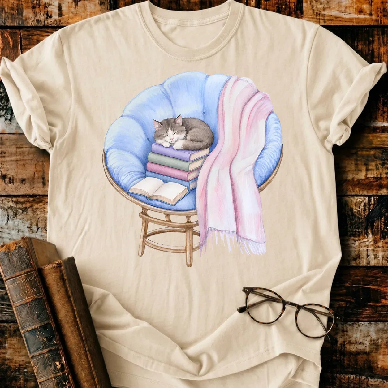 Tabby Cat Sleep T-Shirt
