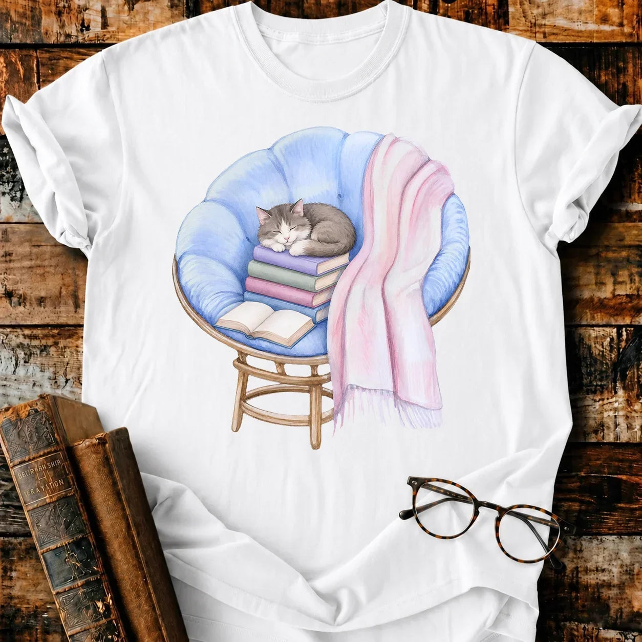 Tabby Cat Sleep T-Shirt