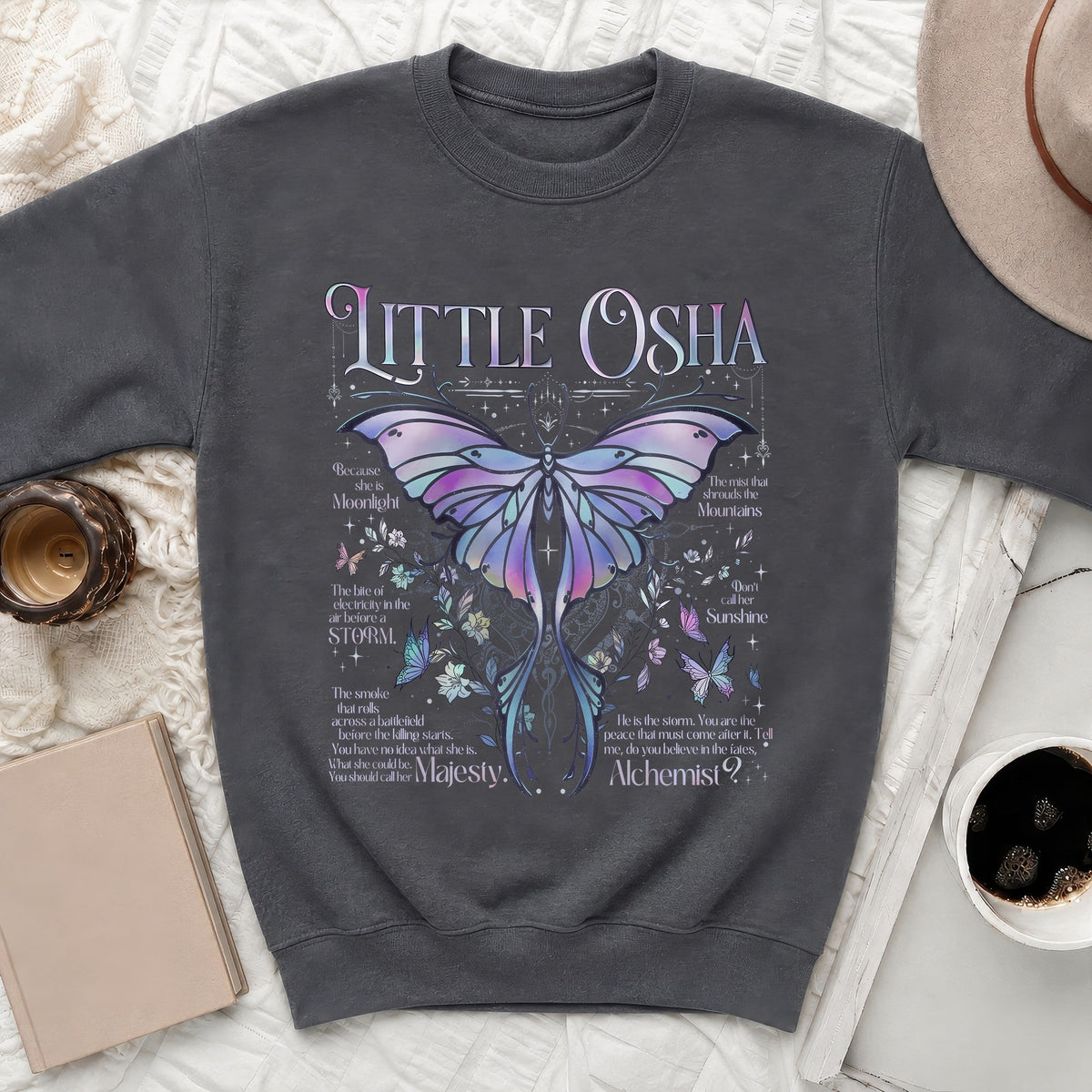 The Butterfly of Storm & Moonlight Sweatshirt