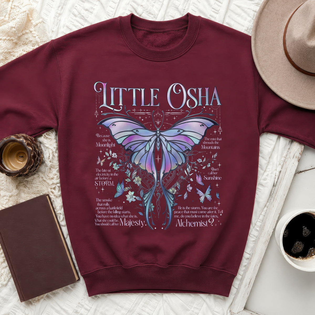 The Butterfly of Storm & Moonlight Sweatshirt