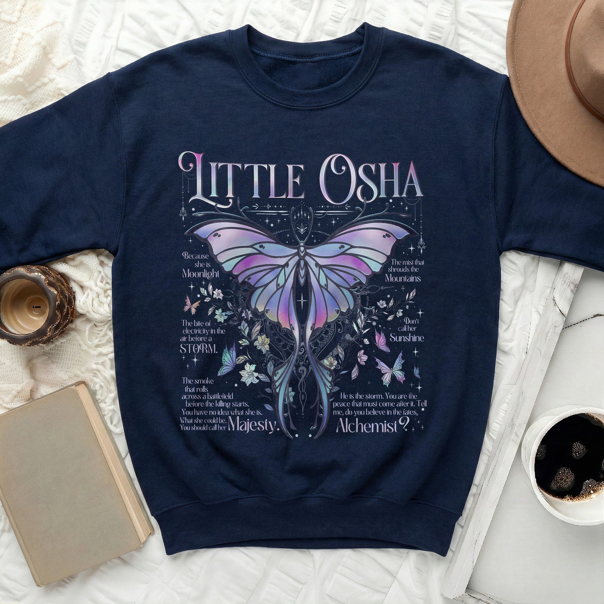The Butterfly of Storm & Moonlight Sweatshirt