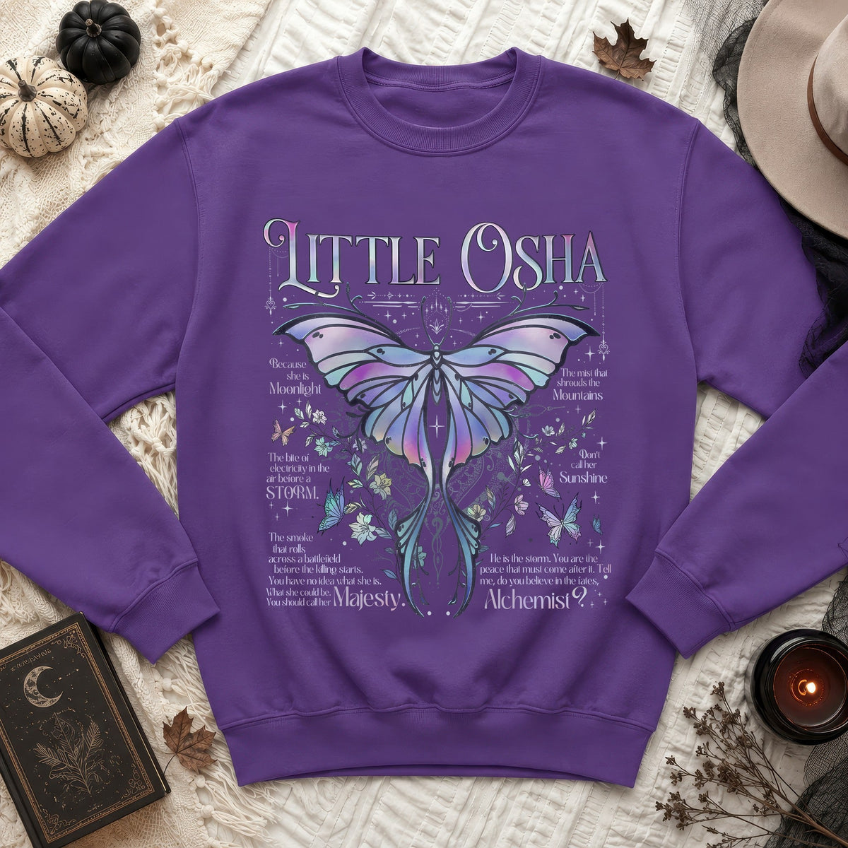The Butterfly of Storm & Moonlight Sweatshirt