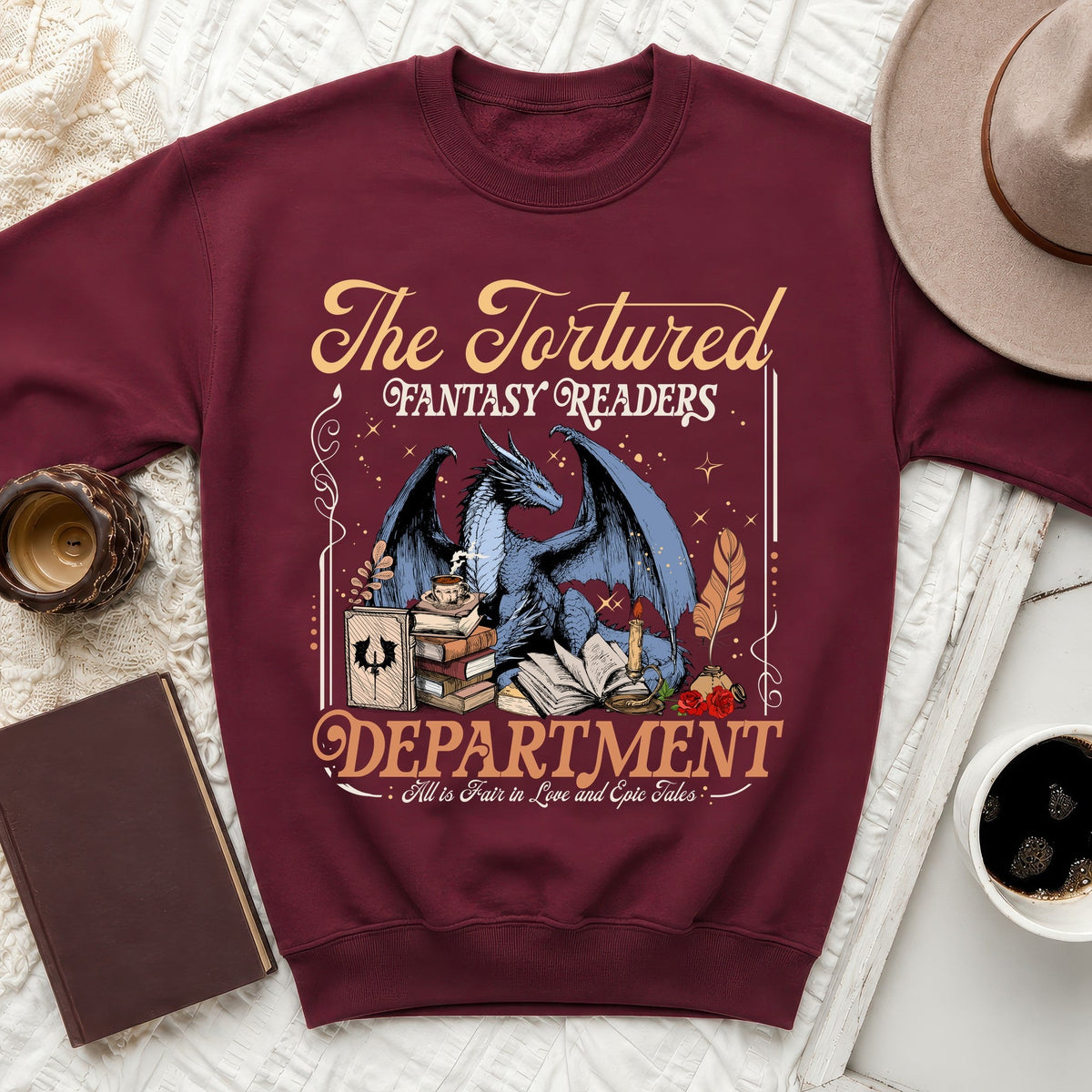 Tortured Fantasy Readers Sweatshirt