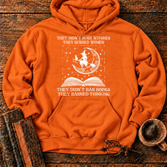 Witches, Books, and Banned Thinking Hoodie