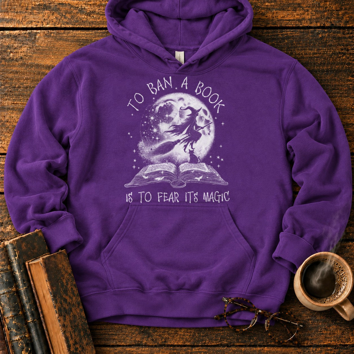 To Ban a Book’s Moonlit Magic Hoodie