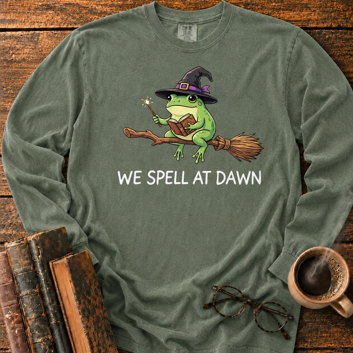 We Spell At Dawn LS T-Shirt in Hemp – BooksThreads