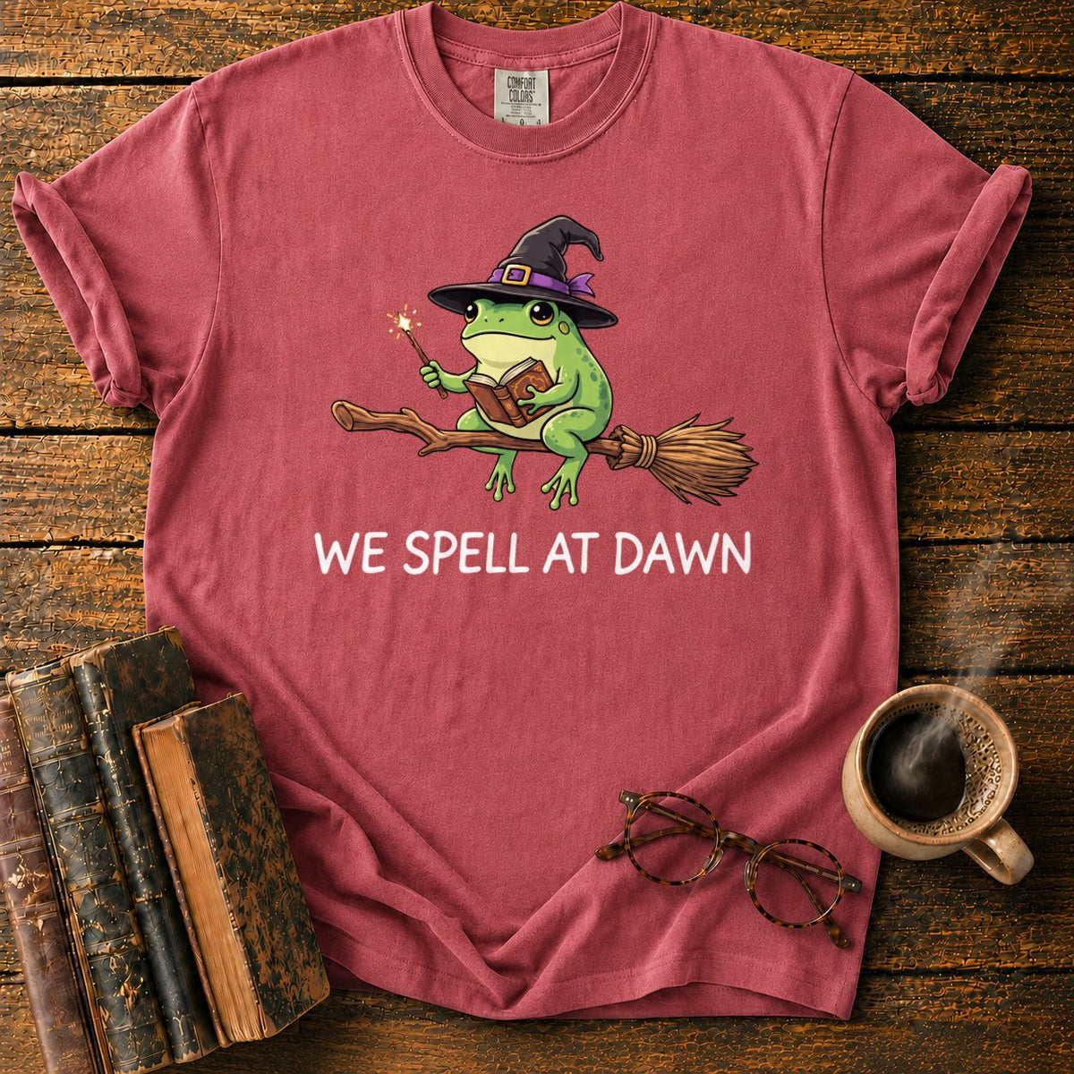 We Spell At Dawn T-Shirt in Watermelon – BooksThreads