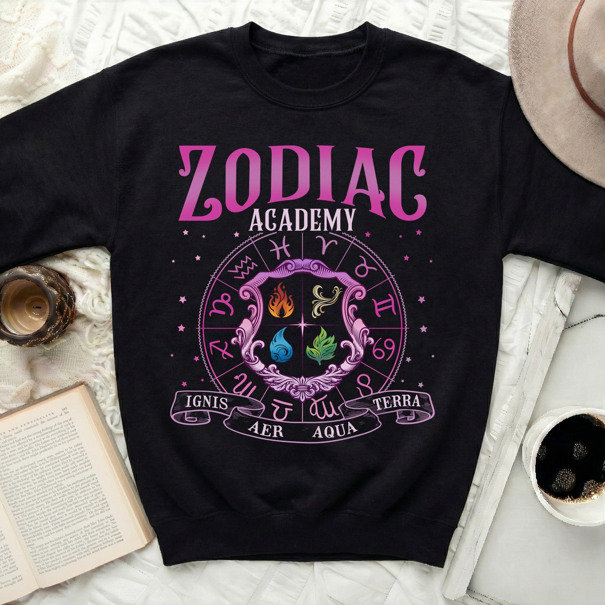 Zodiac Academy Crest Sweatshirt