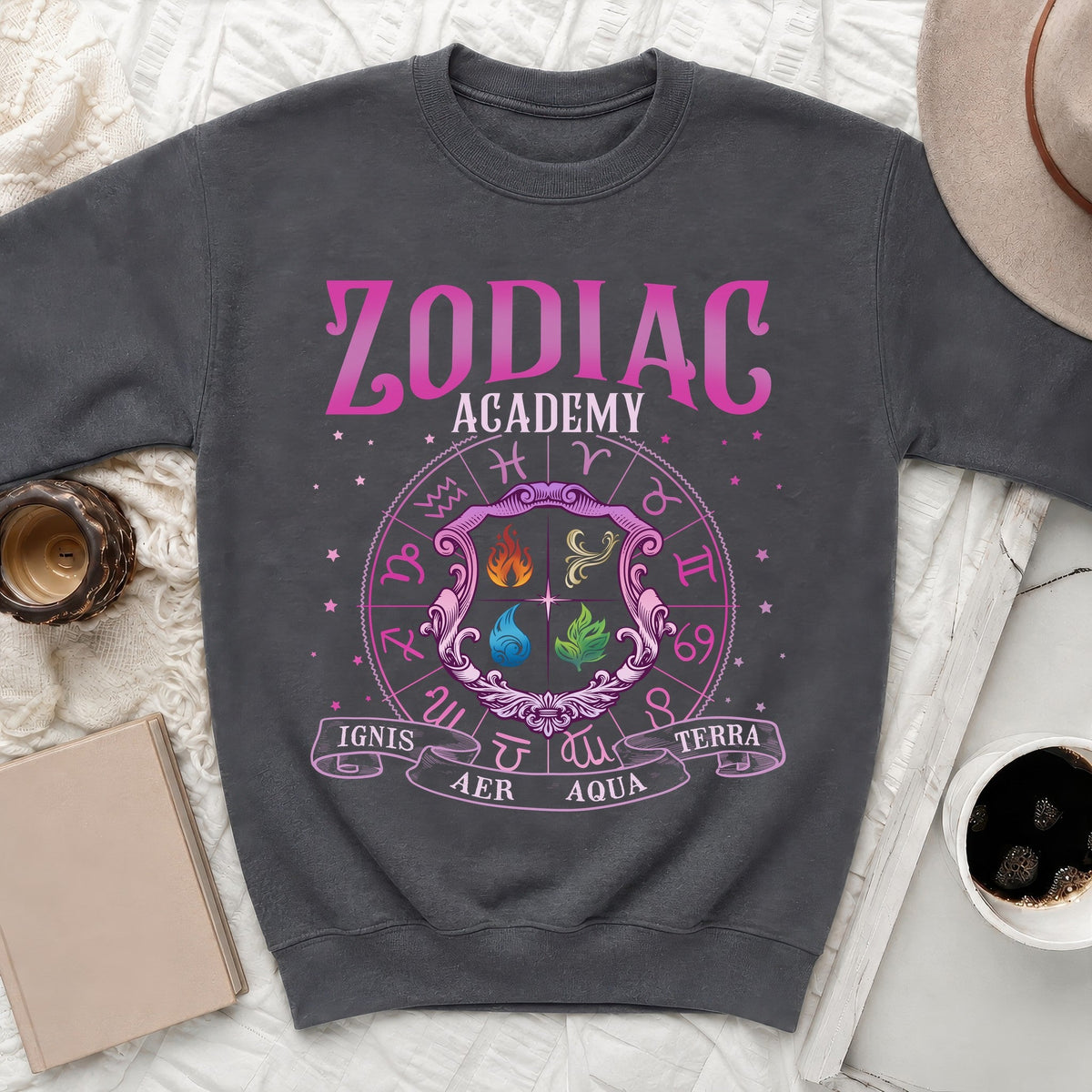 Zodiac Academy Crest Sweatshirt