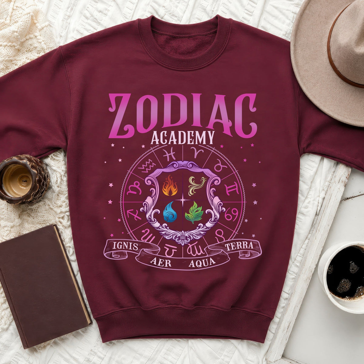 Zodiac Academy Crest Sweatshirt