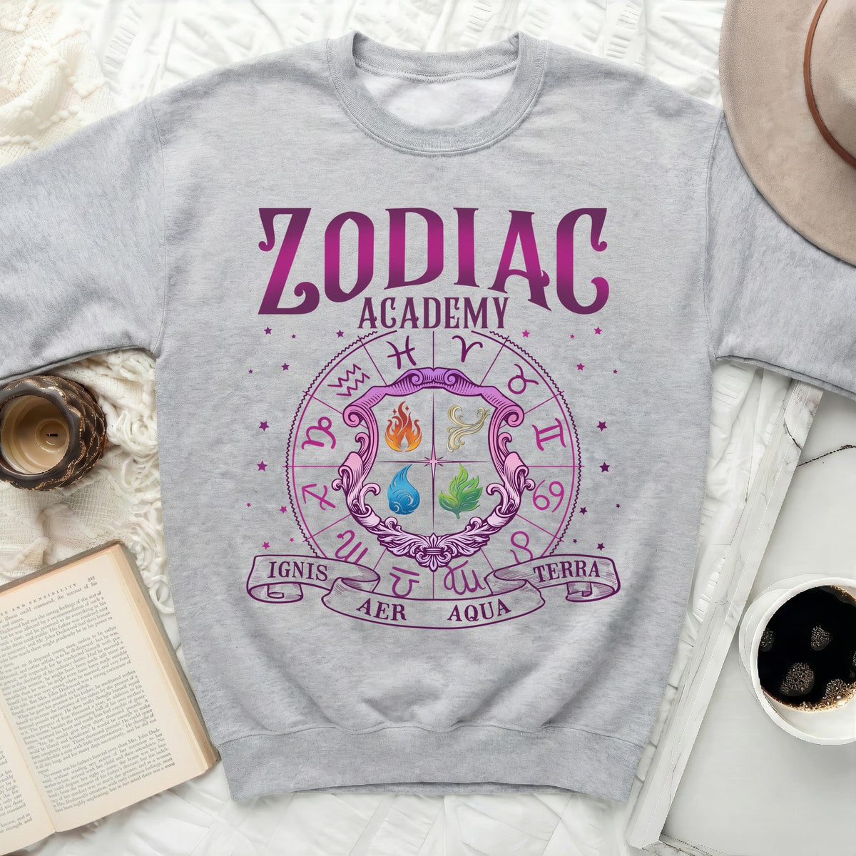 Zodiac Academy Crest Sweatshirt